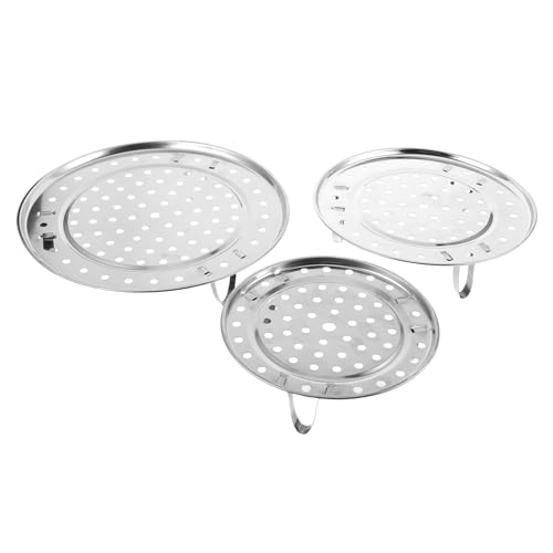 FUNNETOYU 1 Satz Dampfgitter Teiliges Steamer Rack für Dampfgarer Geeignet für Elektrische Reiskocher und Küchenutensilien Rostfrei Leicht zu Reinigen zum Dämpfen von Lebensmitteln von FUNNETOYU
