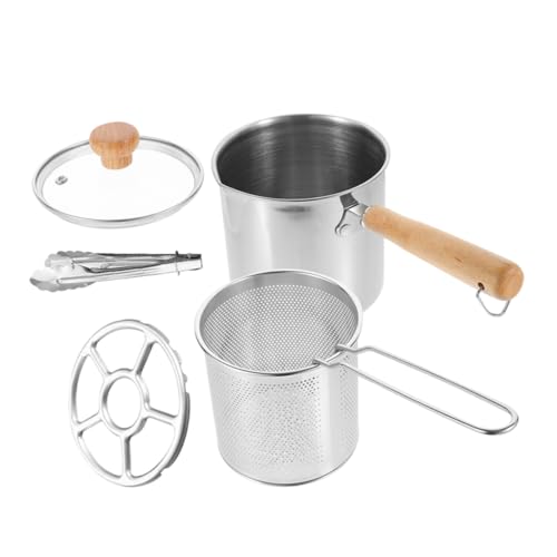 FUNNETOYU 1 Satz Fritteuset für Und Induktion große Fritteuse tief Chip braten Mini Frittyer Frittierkörbe Fritteusenständer aus Edelstahl Fritteus -Topf Friteusen Bratpfanne Holz Silber FUNNETOYU 1 Satz Fritteuset für Und Induktion große Fritteuse tief Chip braten Mini Frittyer Frittierkörbe Fritteusenständer aus Edelstahl Fritteus -Topf Friteusen Bratpfanne Holz Silber von FUNNETOYU