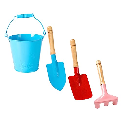 FUNNETOYU 1 Satz Gartengeräte Mini -pflanzwerkzeug Kind Minihacke Gartenschaufel Mini-rechen Pflanzwerkzeuge Für Den Außenbereich Mini Hacke Mini-gartenschaufel Rostfreier Stahl Blue von FUNNETOYU