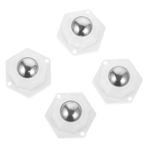 FUNNETOYU 1 Satz Möbelrollen Drehbare Selbstklebende Caster Wheels aus bis Belastbar für Möbel und Behälter von FUNNETOYU