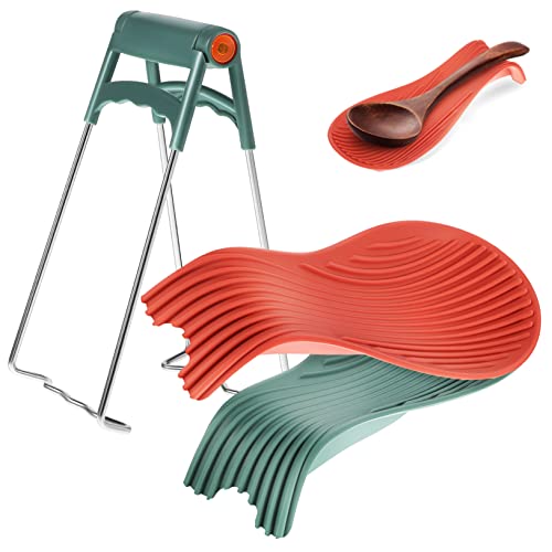 FUNNETOYU 1 Satz Silikon Löffelablage mit Hitzebeständigem Plattenheber Teilig in Nilo Blau und für Sicheres Kochen und Küchenutensilien Aufbewahrung FUNNETOYU 1 Satz Silikon Löffelablage mit Hitzebeständigem Plattenheber Teilig in Nilo Blau und für Sicheres Kochen und Küchenutensilien Aufbewahrung von FUNNETOYU