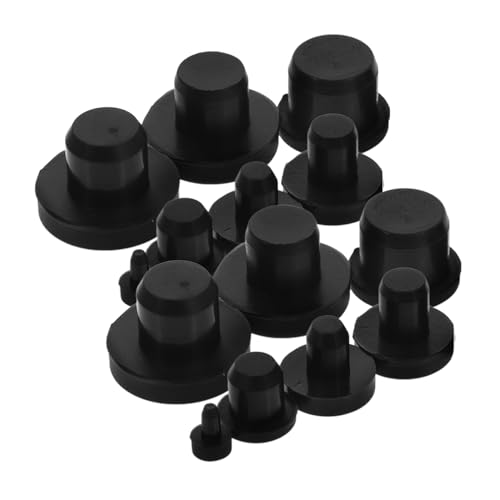 FUNNETOYU 1 Satz Silikonstopfen Weinstopper Weinflaschenverschluss Weinflaschenverschlüsse Siegel Weindeckel Flaschenstopper Weinglas Topper Weinkorken Silikonstecker Kieselgel Schwarz FUNNETOYU 1 Satz Silikonstopfen Weinstopper Weinflaschenverschluss Weinflaschenverschlüsse Siegel Weindeckel Flaschenstopper Weinglas Topper Weinkorken Silikonstecker Kieselgel Schwarz von FUNNETOYU