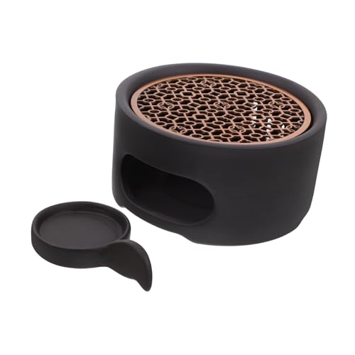 FUNNETOYU 1 Satz Teewärmer Mit Heizbasis Rostfrei Teelicht Heizgerät Steht Farbe Kaffee Universeller Teekannenwärmer Selbst Eins Blau Basis Für Teekannenwärmer Retro Teekannenwärmer von FUNNETOYU