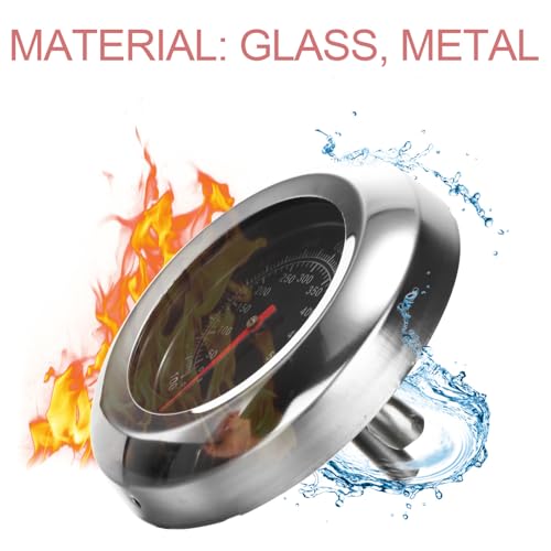 FUNNETOYU 1 Stück Bbq Thermometer Bimetallisch Präzises Grillthermometer für Ofen und Räucherofen mit Großem Ablesbarem Display für Sicheres und Genaues Kochen FUNNETOYU 1 Stück Bbq Thermometer Bimetallisch Präzises Grillthermometer für Ofen und Räucherofen mit Großem Ablesbarem Display für Sicheres und Genaues Kochen von FUNNETOYU