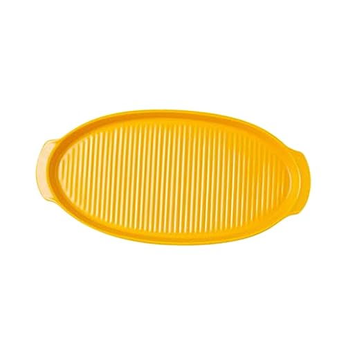 FUNNETOYU 1 Stück Keramisches Backgeschirr mit Griffen für Sicheres Servieren und Backen Geeignet für Küche und Tisch von FUNNETOYU