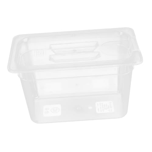 FUNNETOYU 1 Stück Slow Cooker Container mit Deckel Transparente Aufbewahrungsbox für Sous Vide für Hähnchen und Minimale Verdunstung Robustes Material für Lange Haltbarkeit von FUNNETOYU