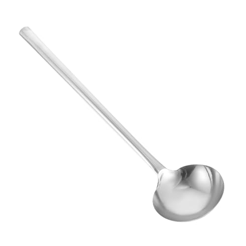FUNNETOYU 1 Stück Suppenkelle Hochwertige Kochlöffel für Heiße Suppen Rostfreier Schöpflöffel mit Langem Griff für Küche und Hot Pot Silber FUNNETOYU 1 Stück Suppenkelle Hochwertige Kochlöffel für Heiße Suppen Rostfreier Schöpflöffel mit Langem Griff für Küche und Hot Pot Silber von FUNNETOYU