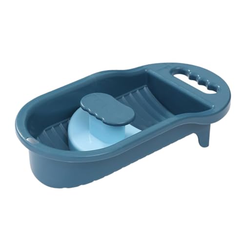 FUNNETOYU 1 Stück Waschbrett wuschelsocken blea rutschhemmer Waschmatte pp Blue von FUNNETOYU