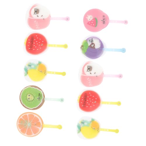 FUNNETOYU 10 Stück Faltbare Handfächer Cartoon Design Kleine Handventilatoren für Sommer Events Tragbar und Wiederverwendbar für Kinderfeste und FUNNETOYU 10 Stück Faltbare Handfächer Cartoon Design Kleine Handventilatoren für Sommer Events Tragbar und Wiederverwendbar für Kinderfeste und von FUNNETOYU