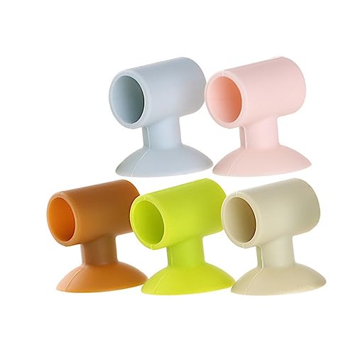 FUNNETOYU 10 Stück Silikon Türknopf Schutzpolster Antikollisions Saugnapf für Türknöpfe Verhindert Schäden an Wänden und Möbeln Farben Zufällig Zufällige Farbe Zufällige Farbe von FUNNETOYU