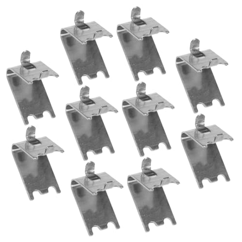 FUNNETOYU 10 Stück Teiliges Gefrierschrank Regalhalter mit Gebogenem Design Stabiler Kühlschrank Einlegeboden Stützhaken Einfache Montage für Kühl und Gefrierschränke FUNNETOYU 10 Stück Teiliges Gefrierschrank Regalhalter mit Gebogenem Design Stabiler Kühlschrank Einlegeboden Stützhaken Einfache Montage für Kühl und Gefrierschränke von FUNNETOYU