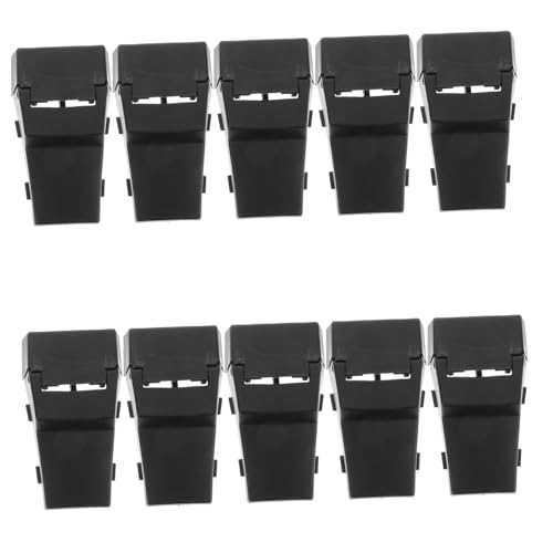 FUNNETOYU 10 Stück Teiliges Kunststoff Mülltonnen Clips Langlebige Abfalleimer Verschlussbügel für Sicheren Halt Einfache Bedienung Passend für Mülleimer in Küche Bad Büro zur Sauberen von FUNNETOYU