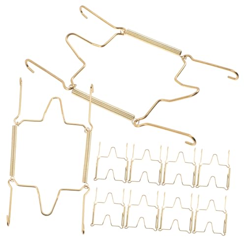 FUNNETOYU 10 Stück Teiliges Set Edelstahl Unsichtbare Wand tellerhalter mit Federspannung Robuste Wandhaken für Dekorative Teller Platzsparend Einfache Montage für Küchen Raumdekoration FUNNETOYU 10 Stück Teiliges Set Edelstahl Unsichtbare Wand tellerhalter mit Federspannung Robuste Wandhaken für Dekorative Teller Platzsparend Einfache Montage für Küchen Raumdekoration von FUNNETOYU