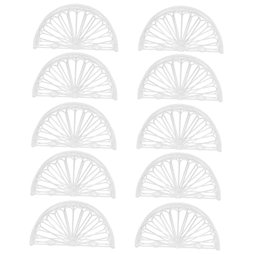 FUNNETOYU 10 Stück Teiliges Transparentes Serviettenhalter Langlebigem Kunststoff für Standard servietten Vielseitig Einsetzbar in Küche Restaurant Bar und Stilvolles Design für Moderne von FUNNETOYU