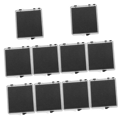 FUNNETOYU 10 Stück transparente Box Geschenkbox Anstecknadeletui Abzeichen Fall Anstecknadel Vitrine Abzeichen-Organizer Stiftorganisator Schwamm FUNNETOYU 10 Stück transparente Box Geschenkbox Anstecknadeletui Abzeichen Fall Anstecknadel Vitrine Abzeichen-Organizer Stiftorganisator Schwamm von FUNNETOYU