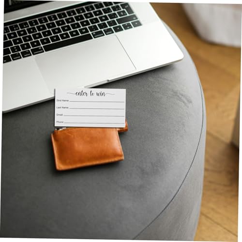 FUNNETOYU 100 Stück Blanko Gewinnkarten aus Hochwertigem Karton Vielseitige Anmelde Abstimmungsformulare für Partys Gewinnspiele Auktionen und Festivals Beschreibbar mit Stift oder Marker FUNNETOYU 100 Stück Blanko Gewinnkarten aus Hochwertigem Karton Vielseitige Anmelde Abstimmungsformulare für Partys Gewinnspiele Auktionen und Festivals Beschreibbar mit Stift oder Marker von FUNNETOYU