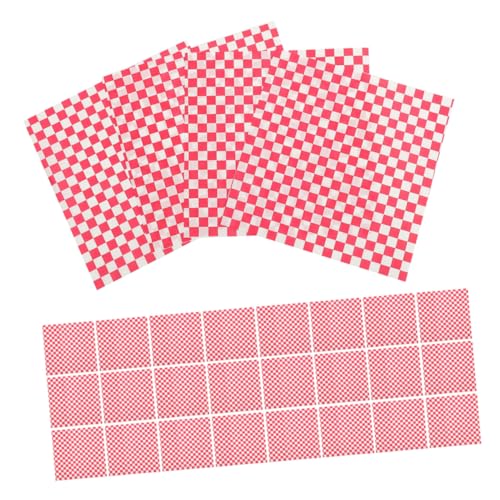 FUNNETOYU 100 Stück Fettbeständige Reißfeste Lebensmittel verpackungspapiere mit Kariertem Design Praktische Papierblätter für Burger Sandwiches Onigiri Picknick und Outdoor Mahlzeiten FUNNETOYU 100 Stück Fettbeständige Reißfeste Lebensmittel verpackungspapiere mit Kariertem Design Praktische Papierblätter für Burger Sandwiches Onigiri Picknick und Outdoor Mahlzeiten von FUNNETOYU