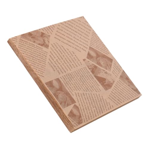 FUNNETOYU 100 Stück Sandwich Papier Liner Ölbeständige Backpapierblätter für Burger Sandwiches und Snacks für Kreative Präsentationen und Verpacken von FUNNETOYU