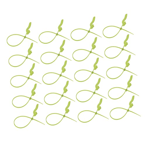 FUNNETOYU 100Stücke Langlebige Nylon Kabelbinder mit Blattdesign Umweltfreundliche Anpassbare Kabelbinder für Kreative DIY Projekte für Pflanzenpräsentationen von FUNNETOYU