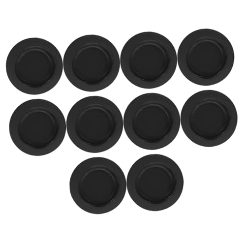 FUNNETOYU 10Stücke Gummistopfen für Sparschweine Schwarze Ersatzstopfen für Spardosen Runde Abdeckungen Wiederverwendbar und Sicher für Ordentliche Aufbewahrung Kleiner von FUNNETOYU