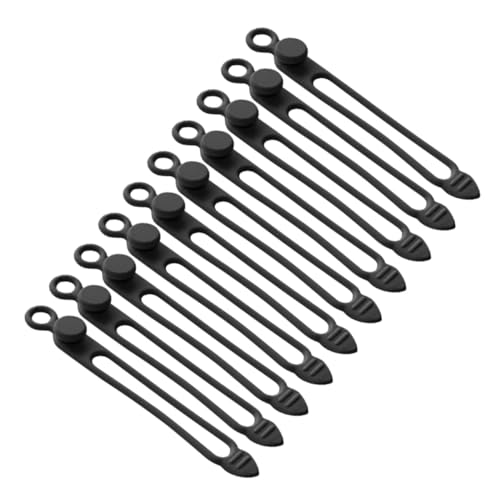 FUNNETOYU 10Stücke Teiliges Silikon Kabel Organizer Kabelbinder für Ordentliche Kabelorganisation im Büro und Zuhause für USB Ladekabel und Datenleitungen FUNNETOYU 10Stücke Teiliges Silikon Kabel Organizer Kabelbinder für Ordentliche Kabelorganisation im Büro und Zuhause für USB Ladekabel und Datenleitungen von FUNNETOYU