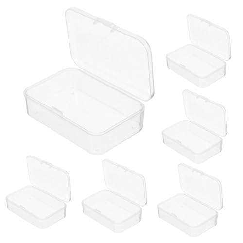 FUNNETOYU 10Stücke Transparente Aufbewahrungsboxen Kleine Kunststoffboxen für Perlen und Haarnadeln zur Organisation im Heimbüro oder Unterwegs FUNNETOYU 10Stücke Transparente Aufbewahrungsboxen Kleine Kunststoffboxen für Perlen und Haarnadeln zur Organisation im Heimbüro oder Unterwegs von FUNNETOYU