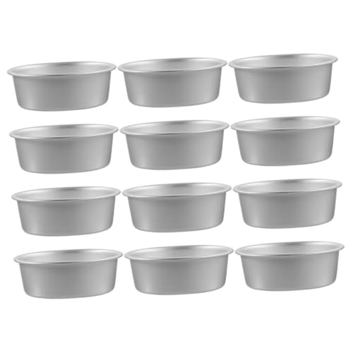 FUNNETOYU 12 Stück Backform backen Kuchenform Formen für Hochzeitstorten Käsekuchen-Formpfanne nicht Antihaftbeschichtete ovale Kuchenformen Cupcake-Pudding-Form Aluminiumlegierung Silber FUNNETOYU 12 Stück Backform backen Kuchenform Formen für Hochzeitstorten Käsekuchen-Formpfanne nicht Antihaftbeschichtete ovale Kuchenformen Cupcake-Pudding-Form Aluminiumlegierung Silber von FUNNETOYU