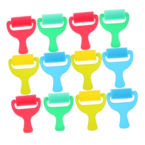 FUNNETOYU 12 Stück Schwamm Pinsel für DIY Malwerkzeuge mit Ergonomischem Griff Waschbar und Wiederverwendbar für Kunstunterricht und Kreative Projekte zu Hause FUNNETOYU 12 Stück Schwamm Pinsel für DIY Malwerkzeuge mit Ergonomischem Griff Waschbar und Wiederverwendbar für Kunstunterricht und Kreative Projekte zu Hause von FUNNETOYU