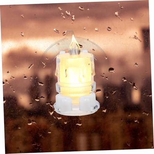 FUNNETOYU 12 Stück Teiliges Pvc saugnapf klammern für LED elektronische Kerzen Flammenlose Fensterkerzenhalter Stark Haftend Kratzfrei für Glatte Oberflächen Wie Glas für Party von FUNNETOYU