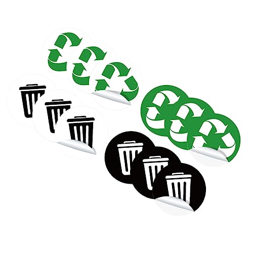 FUNNETOYU 12 Stück Teiliges Selbstklebendes Mülltrennungs Aufkleber Set Verschleißfest Material Praktische Recycling Etiketten für Küche und Abfalleimer Fördert Nachhaltige Müllsortierung FUNNETOYU 12 Stück Teiliges Selbstklebendes Mülltrennungs Aufkleber Set Verschleißfest Material Praktische Recycling Etiketten für Küche und Abfalleimer Fördert Nachhaltige Müllsortierung von FUNNETOYU