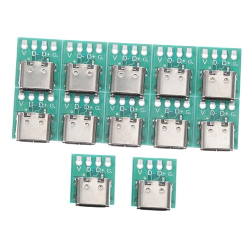 FUNNETOYU 12Stücke USB C Anschlussplatine DIY PCB Konverterplatine für Datenkabelübertragung Langlebig Zuverlässig Kompatibel mit Vielzahl von Geräten Hohe FUNNETOYU 12Stücke USB C Anschlussplatine DIY PCB Konverterplatine für Datenkabelübertragung Langlebig Zuverlässig Kompatibel mit Vielzahl von Geräten Hohe von FUNNETOYU