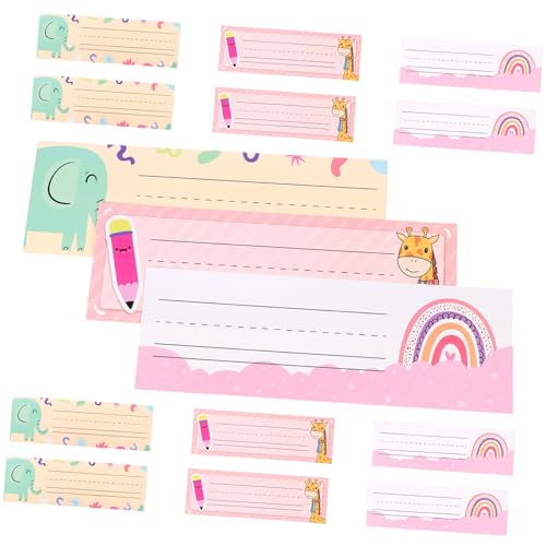 FUNNETOYU 15 Stück Schreibtisch Namensschilder für Klassenzimmer Wasserdichte und Kreative Namensaufkleber für Schüler für Schulanfang und Dekoration Mixed Style FUNNETOYU 15 Stück Schreibtisch Namensschilder für Klassenzimmer Wasserdichte und Kreative Namensaufkleber für Schüler für Schulanfang und Dekoration Mixed Style von FUNNETOYU