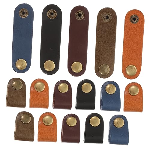 FUNNETOYU 16 Stück Teiliges Kabel Organizer aus Langlebigem Leder mit Schnallen Kabelwickler für und Ladekabel Zufällige Farben Praktische Lösung für Kabelmanagement und Zufällige Farbe FUNNETOYU 16 Stück Teiliges Kabel Organizer aus Langlebigem Leder mit Schnallen Kabelwickler für und Ladekabel Zufällige Farben Praktische Lösung für Kabelmanagement und Zufällige Farbe von FUNNETOYU