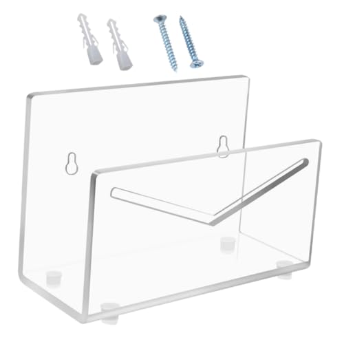 FUNNETOYU 1Satz Acryl Mail Organizer Transparenter Briefhalter für Schreibtisch zur Aufbewahrung von Post Dokumenten und Zeitungen für Büro und Zuhause FUNNETOYU 1Satz Acryl Mail Organizer Transparenter Briefhalter für Schreibtisch zur Aufbewahrung von Post Dokumenten und Zeitungen für Büro und Zuhause von FUNNETOYU