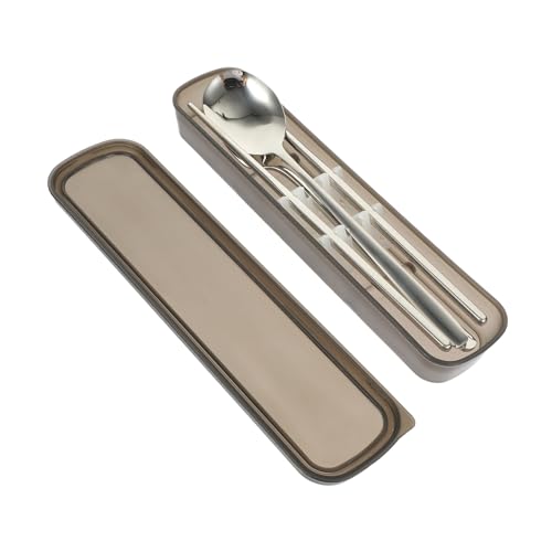 FUNNETOYU 1Satz Besteckset Teilig Wiederverwendbare Löffel Chopsticks mit Aufbewahrungsbox für Zuhause Restaurant und Partys Langlebig und Leicht zu Reinigen FUNNETOYU 1Satz Besteckset Teilig Wiederverwendbare Löffel Chopsticks mit Aufbewahrungsbox für Zuhause Restaurant und Partys Langlebig und Leicht zu Reinigen von FUNNETOYU