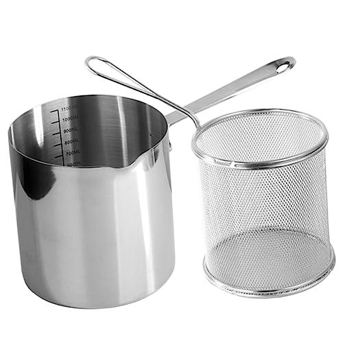 FUNNETOYU 1Satz Fritteuse mit Handheld Bratpfanne Korrosionsbeständig für Schnelles Frittieren Leicht FUNNETOYU 1Satz Fritteuse mit Handheld Bratpfanne Korrosionsbeständig für Schnelles Frittieren Leicht von FUNNETOYU