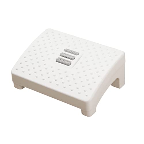 FUNNETOYU Ergonomischer Fußhocker Für Büro Und Zuhause Rutschfeste Fußstütze Aus Leicht Und Platzsparend Für Beinstütze Und Fußmassage Weiß von FUNNETOYU