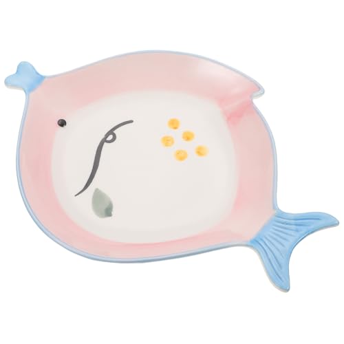 FUNNETOYU 1Stück Fischform Servierplatte Aus Multifunktionales Frühstückstablett Für Desserts Und Snacks Robuste Und Küchenablage Pastellblau FUNNETOYU 1Stück Fischform Servierplatte Aus Multifunktionales Frühstückstablett Für Desserts Und Snacks Robuste Und Küchenablage Pastellblau von FUNNETOYU