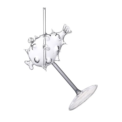 FUNNETOYU 1Stück Globefish Form Weinglas Kreatives Cocktailglas für Partys und Zuhause Transparent Verarbeitung für Verschiedene Getränke Geeignet FUNNETOYU 1Stück Globefish Form Weinglas Kreatives Cocktailglas für Partys und Zuhause Transparent Verarbeitung für Verschiedene Getränke Geeignet von FUNNETOYU