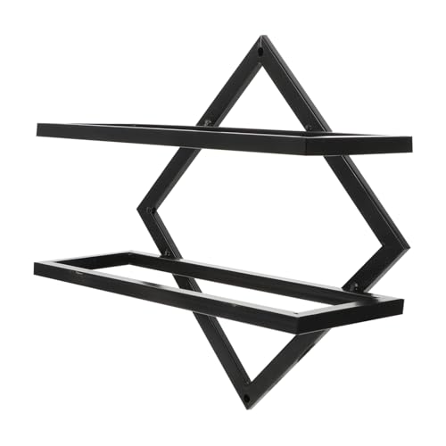 FUNNETOYU Wandweinregal Aus Metall Wandmontiertes Weinregal Kreatives Design Für Zuhause Gläser Und Flaschenhalter Für Bar Und Küche von FUNNETOYU