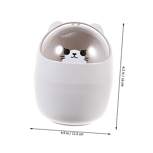 FUNNETOYU 1Stück Mini Mülleimer mit Shake Deckel Cartoon Abfallbehälter für Tisch und Geschmacklos als für Familie und Freunde FUNNETOYU 1Stück Mini Mülleimer mit Shake Deckel Cartoon Abfallbehälter für Tisch und Geschmacklos als für Familie und Freunde von FUNNETOYU