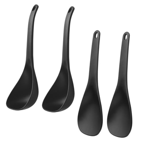FUNNETOYU 2 Sätze Antihaft Reislöffel und Suppenkelle Set Küchengeräte Hitzebeständig Ergonomisch Komfortabler Griff Langlebig Modernes Design für Servieren und Kochen FUNNETOYU 2 Sätze Antihaft Reislöffel und Suppenkelle Set Küchengeräte Hitzebeständig Ergonomisch Komfortabler Griff Langlebig Modernes Design für Servieren und Kochen von FUNNETOYU