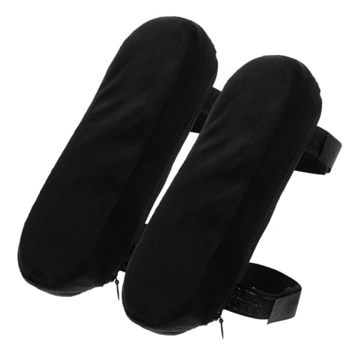 FUNNETOYU 2 Stück Armlehnenpolster für Bürostühle Ergonomische Armstützen aus Memory Schaum Komfortable Unterstützung für Büro und Gaming Schwarz FUNNETOYU 2 Stück Armlehnenpolster für Bürostühle Ergonomische Armstützen aus Memory Schaum Komfortable Unterstützung für Büro und Gaming Schwarz von FUNNETOYU