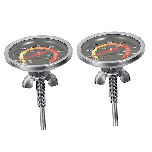 FUNNETOYU 2 Stück Bratenthermometer für Grill und Ofen Präzises Dial Thermometer für und Geflügel Multifunktional für Bbq Smoker und Backofen von FUNNETOYU