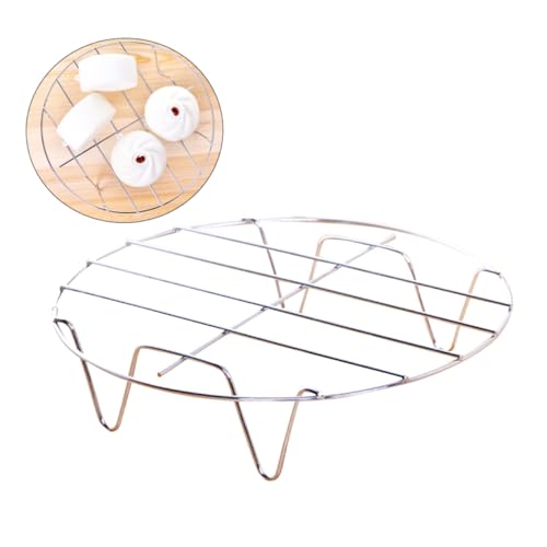 FUNNETOYU 2 Stück Dampfgarer Gestell mit Rundem Abgerundetem Design Rutschfestem Standfuß Rostfreiem Lebensmittelechtem Material Geeignet als Küchenzubehör für Vielseitiges Dämpfen und FUNNETOYU 2 Stück Dampfgarer Gestell mit Rundem Abgerundetem Design Rutschfestem Standfuß Rostfreiem Lebensmittelechtem Material Geeignet als Küchenzubehör für Vielseitiges Dämpfen und von FUNNETOYU