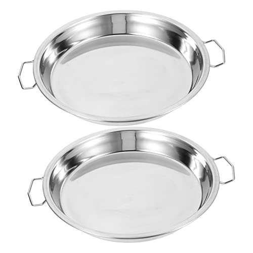 FUNNETOYU 2 Stück Dampfplatte mit Doppelgriff Hochtemperaturbeständig für Reis Nudelgerichte und Obst für Drinnen und Draußen FUNNETOYU 2 Stück Dampfplatte mit Doppelgriff Hochtemperaturbeständig für Reis Nudelgerichte und Obst für Drinnen und Draußen von FUNNETOYU