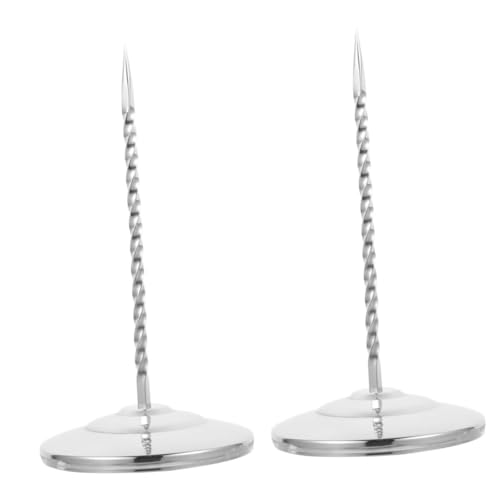 FUNNETOYU 2 Stück Edelstahl Quittungsständer mit Rutschfestem Design Stabiler Papierhalter für Restaurant Büro und Effiziente Belegaufbewahrung Kompakter und Langlebiger Dokumentenorganizer FUNNETOYU 2 Stück Edelstahl Quittungsständer mit Rutschfestem Design Stabiler Papierhalter für Restaurant Büro und Effiziente Belegaufbewahrung Kompakter und Langlebiger Dokumentenorganizer von FUNNETOYU