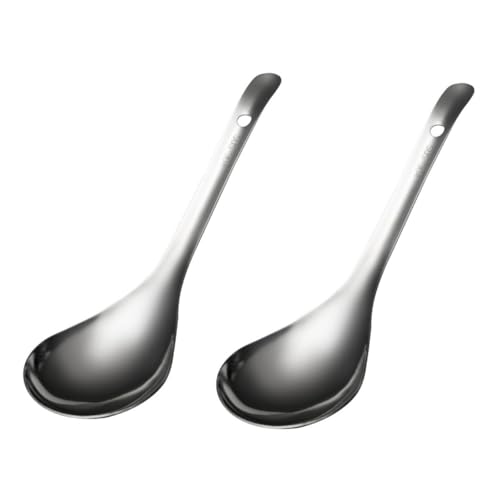 FUNNETOYU 2 Stück Edelstahl Suppenkelle Teiliges Hitzebeständig Ergonomisch Geformt Großer Servierlöffel für Reis Suppe und Soßen Langlebiges Küchenutensil für Haushalt Restaurant und FUNNETOYU 2 Stück Edelstahl Suppenkelle Teiliges Hitzebeständig Ergonomisch Geformt Großer Servierlöffel für Reis Suppe und Soßen Langlebiges Küchenutensil für Haushalt Restaurant und von FUNNETOYU