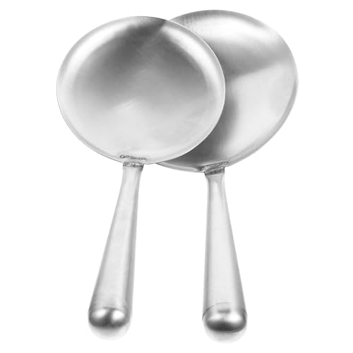 FUNNETOYU 2 Stück Edelstahl Tofu Löffel Teilig Hitzebeständig Praktische Reisschaufel Ergonomisch Geformt Langlebig für Küche und Servieren FUNNETOYU 2 Stück Edelstahl Tofu Löffel Teilig Hitzebeständig Praktische Reisschaufel Ergonomisch Geformt Langlebig für Küche und Servieren von FUNNETOYU