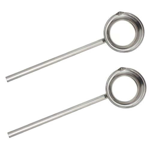 FUNNETOYU 2 Stück Edelstahl Wasserschöpfer mit Langem Griff Rutschfest Ergonomisch Geformt Hitzebeständig Küchen und Gartenschöpflöffel für Haushalt Hotel Restaurant Kantine FUNNETOYU 2 Stück Edelstahl Wasserschöpfer mit Langem Griff Rutschfest Ergonomisch Geformt Hitzebeständig Küchen und Gartenschöpflöffel für Haushalt Hotel Restaurant Kantine von FUNNETOYU